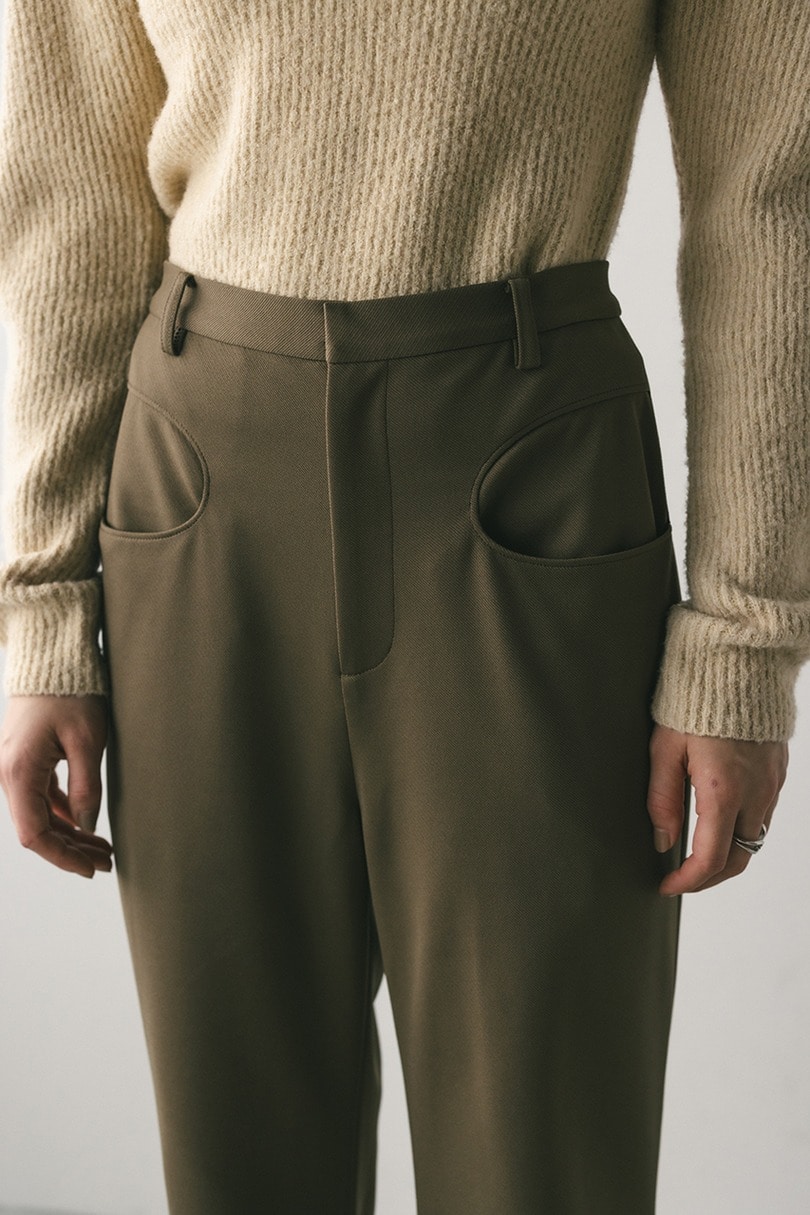 ジャージーセミフレアパンツ 詳細画像 KHA 4