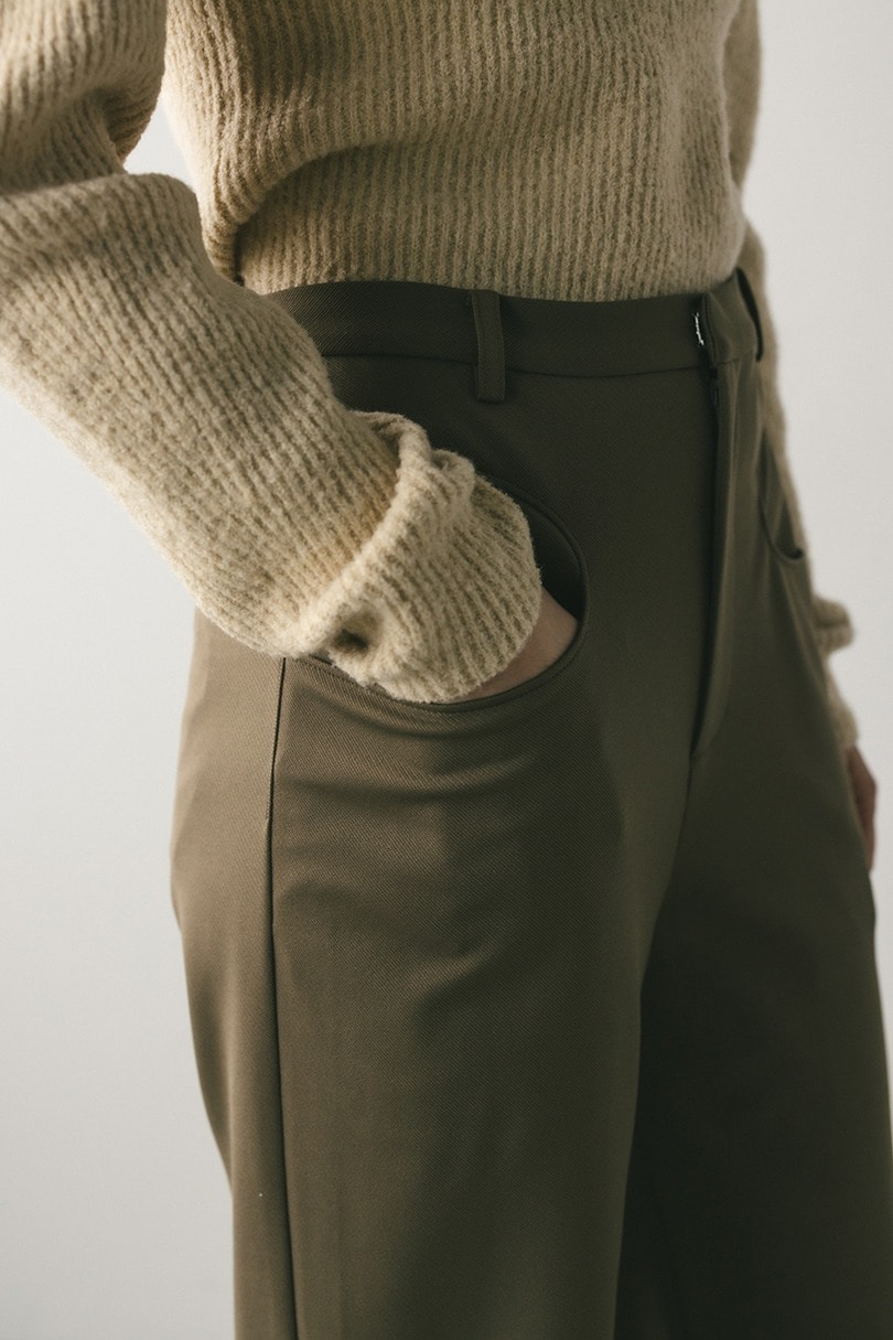 ジャージーセミフレアパンツ 詳細画像 KHA 5