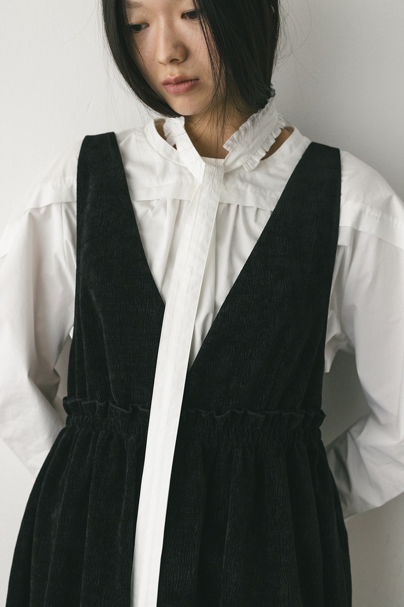 2WAYベロアジャンパースカート 詳細画像 BLK 4