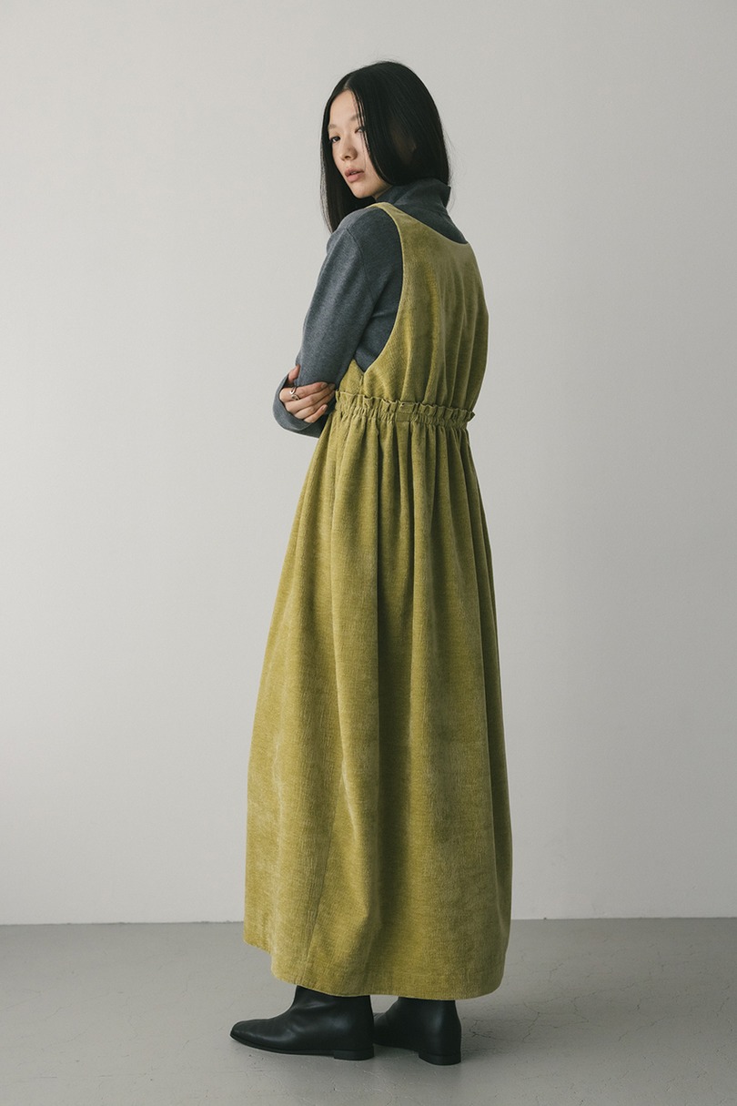 2WAYベロアジャンパースカート 詳細画像 LIME 4