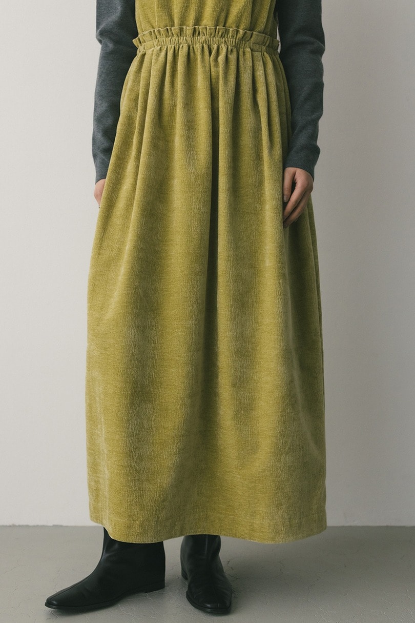 2WAYベロアジャンパースカート 詳細画像 LIME 8