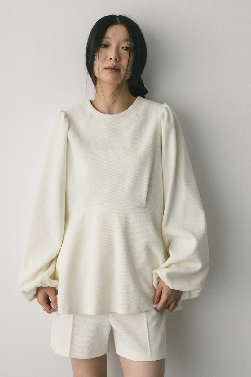 コーデュロイペプラムショートオールインワン