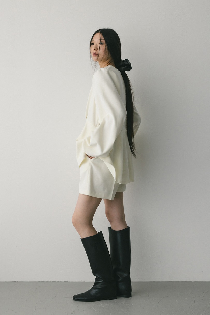 コーデュロイペプラムショートオールインワン 詳細画像 WHT 7