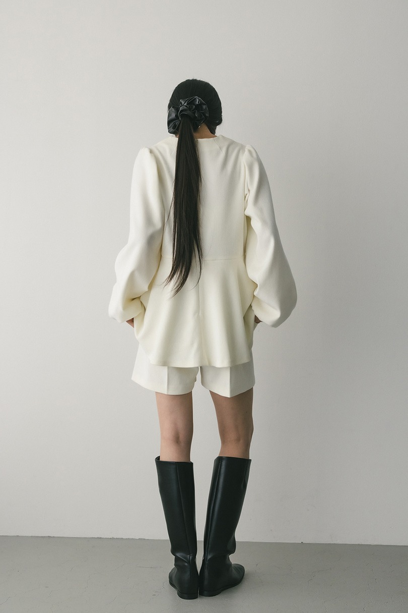 コーデュロイペプラムショートオールインワン 詳細画像 WHT 8