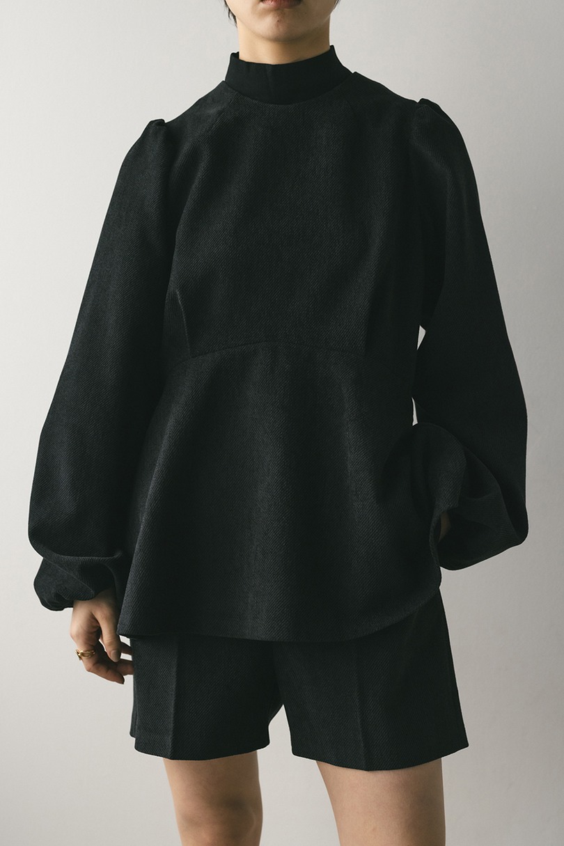 コーデュロイペプラムショートオールインワン 詳細画像 BLK 4