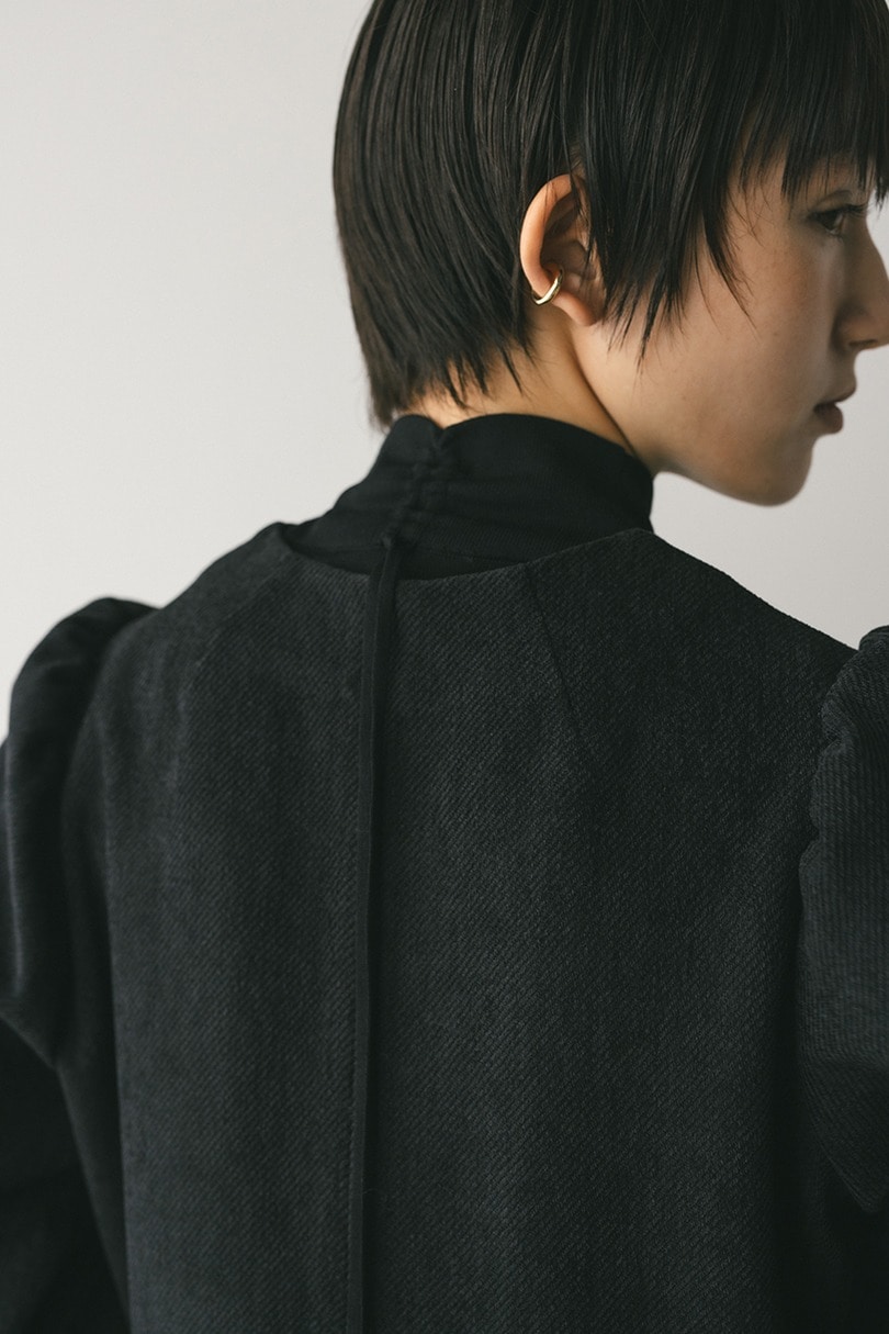 コーデュロイペプラムショートオールインワン 詳細画像 BLK 8