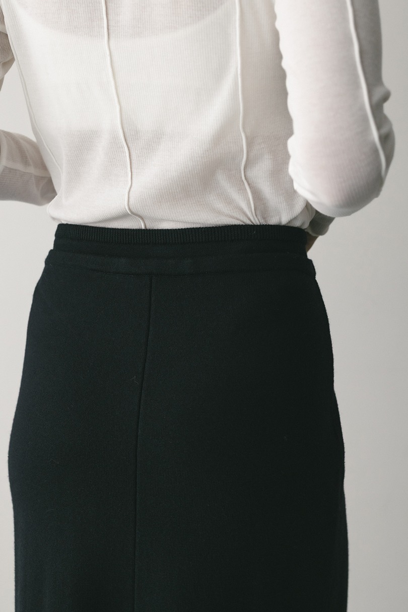 レイヤードニットスカート 詳細画像 BLK 6