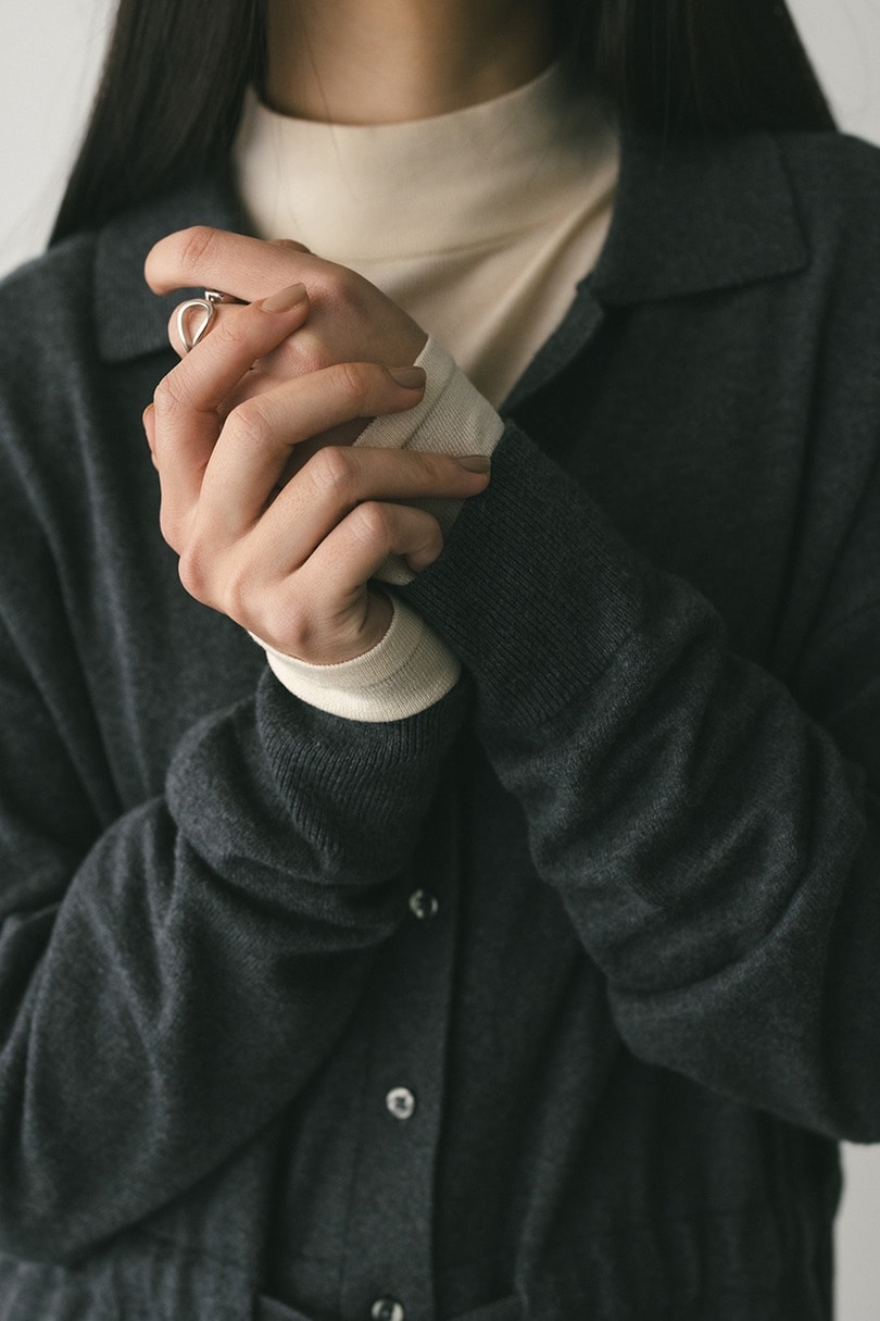 ルーズニットオールインワン 詳細画像 GRY 6