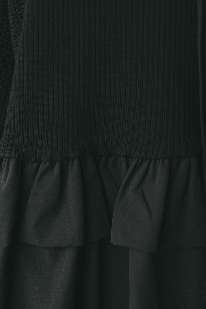 バックストリングコンビネーションワンピース 詳細画像 BLK 13