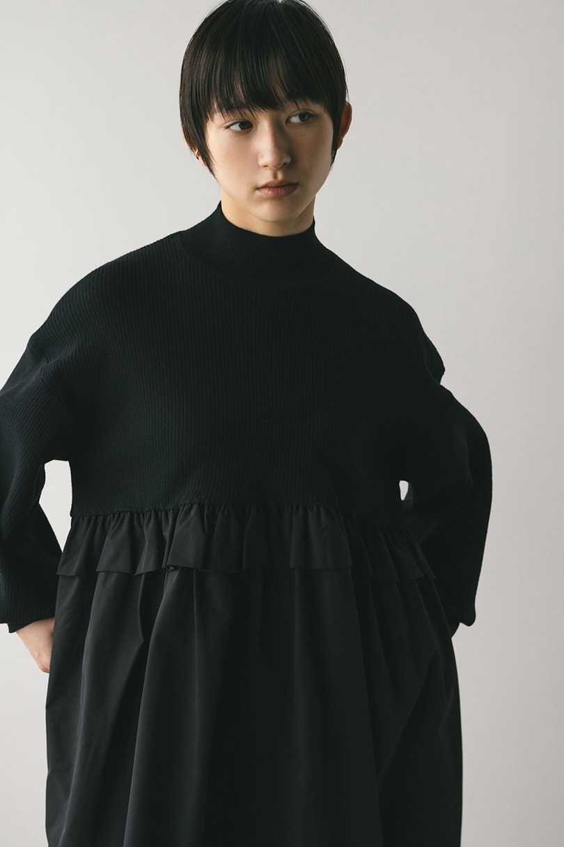 バックストリングコンビネーションワンピース 詳細画像 BLK 6