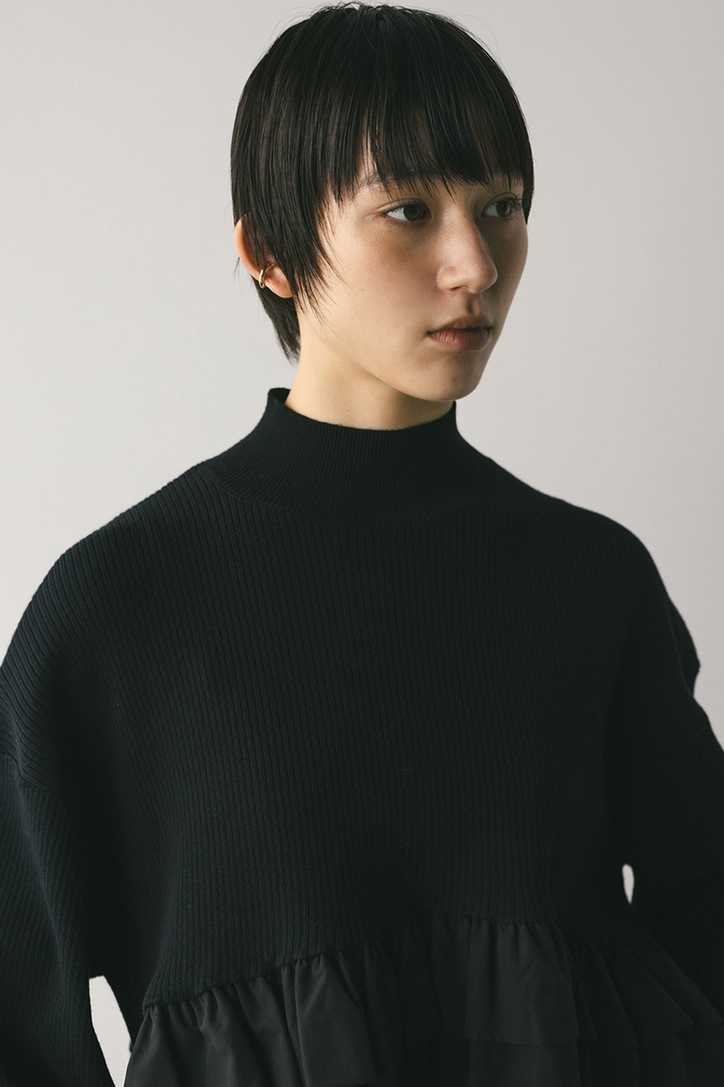 バックストリングコンビネーションワンピース 詳細画像 BLK 7