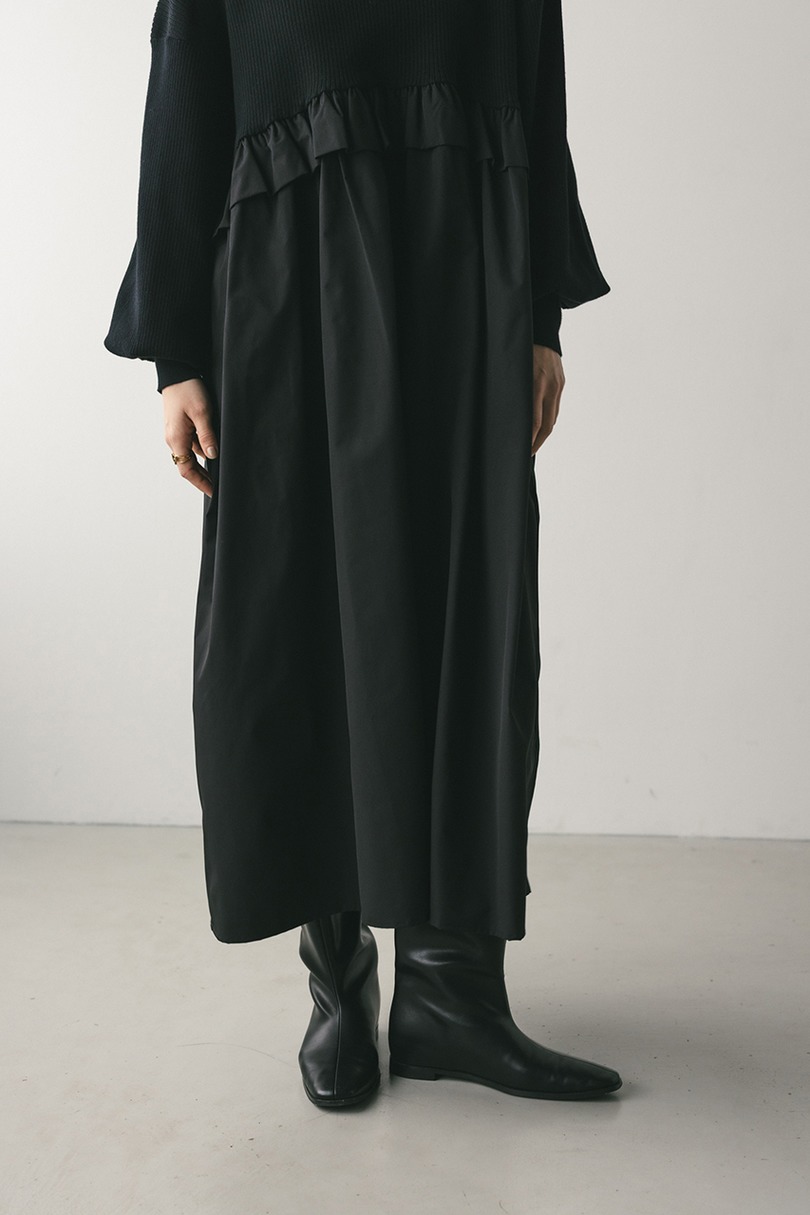 バックストリングコンビネーションワンピース 詳細画像 BLK 9