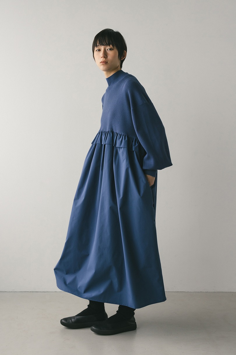 バックストリングコンビネーションワンピース 詳細画像 BLU 3