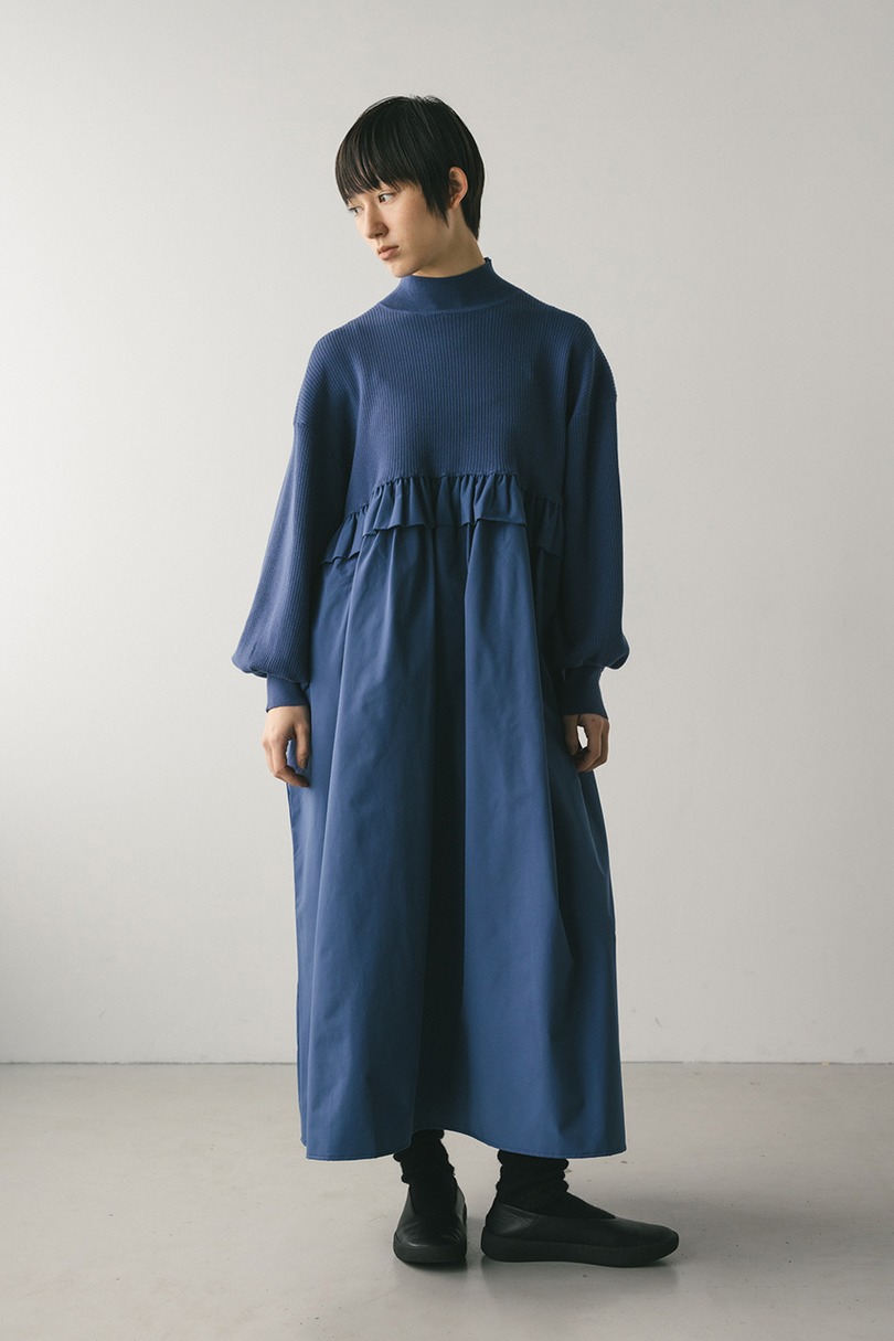 バックストリングコンビネーションワンピース 詳細画像 BLU 5