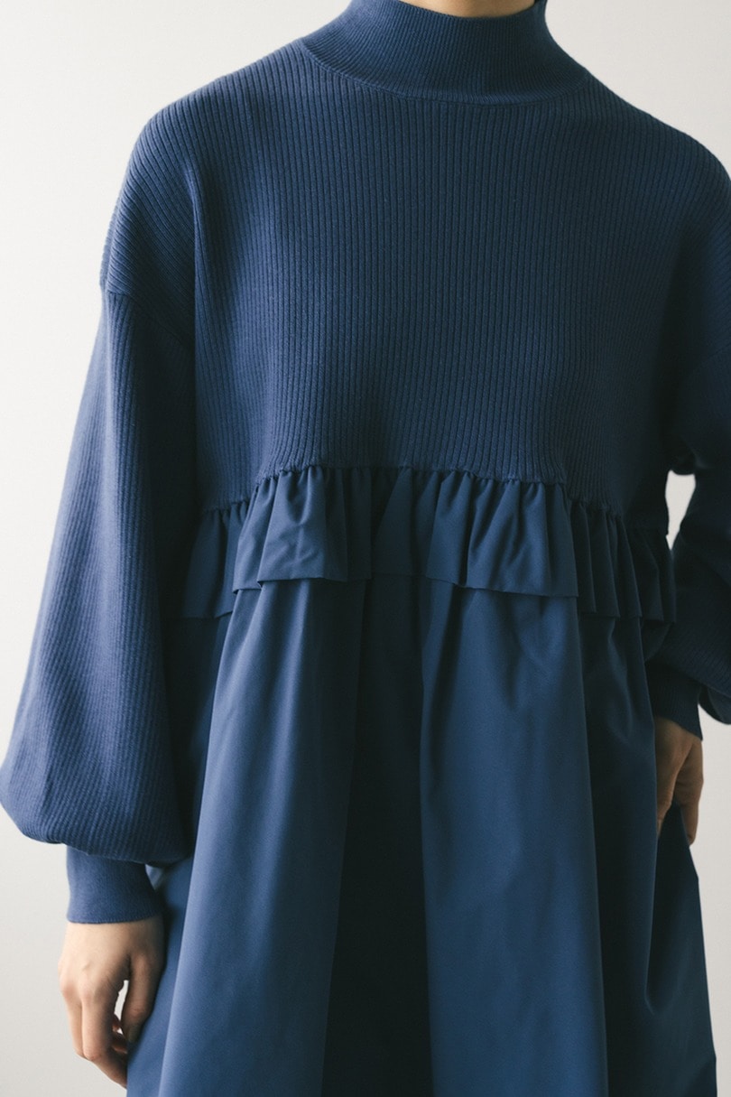 バックストリングコンビネーションワンピース 詳細画像 BLU 9