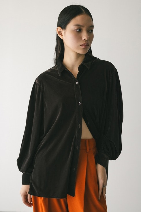 【美品】UNITED TOKYO 21AW グラフィカルパターンベロアSH 黒 UNITED TOKYO（ユナイテッド トウキョウ）公式通販｜UNITED