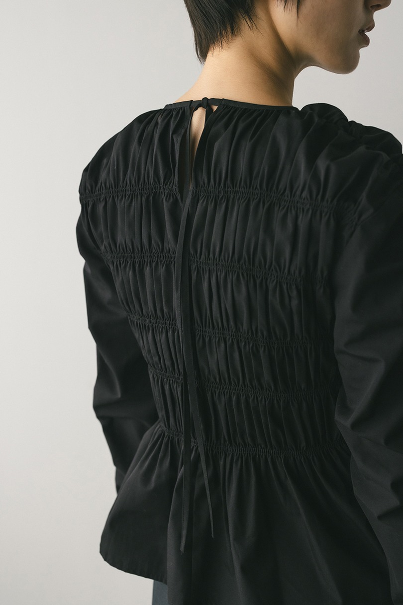 シャーリングブラウス 詳細画像 BLK 10