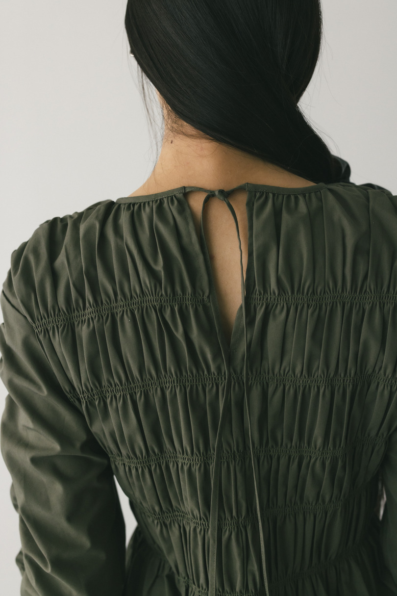 シャーリングブラウス 詳細画像 KHA 10