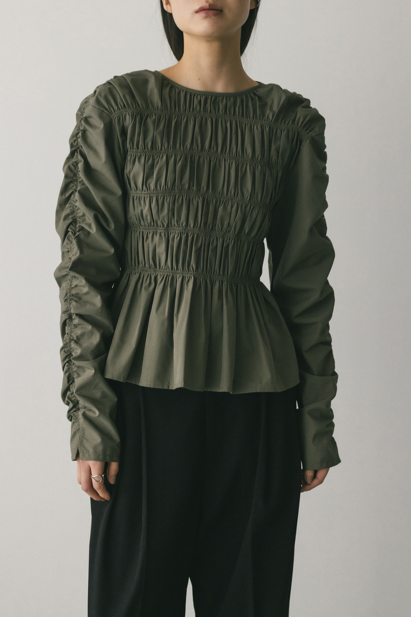 シャーリングブラウス 詳細画像 KHA 3