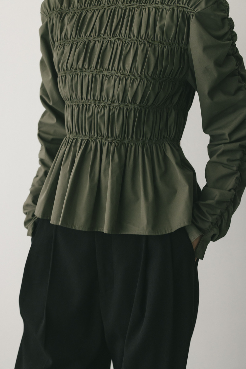 シャーリングブラウス 詳細画像 KHA 6