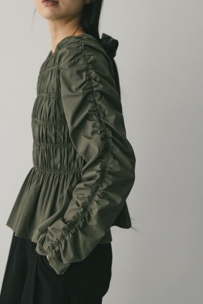 シャーリングブラウス 詳細画像 KHA 7