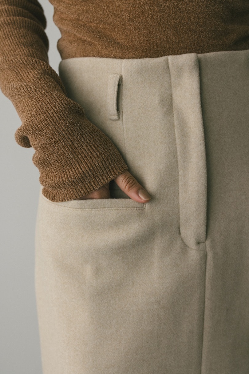 フロントポケットナロースカート 詳細画像 IVOY 5