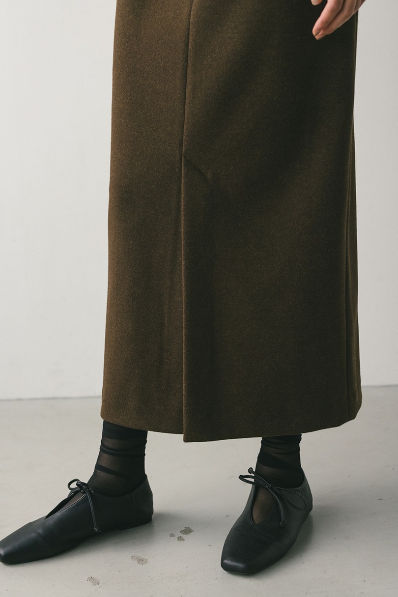 フロントポケットナロースカート 詳細画像 BRN 5