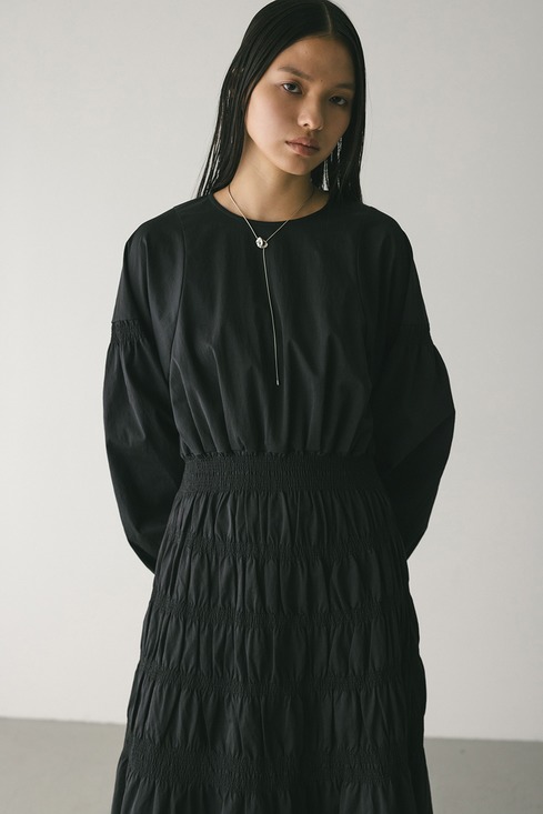 シャーリングフォルムワンピース｜STYLEMIXER（スタイルミキサー