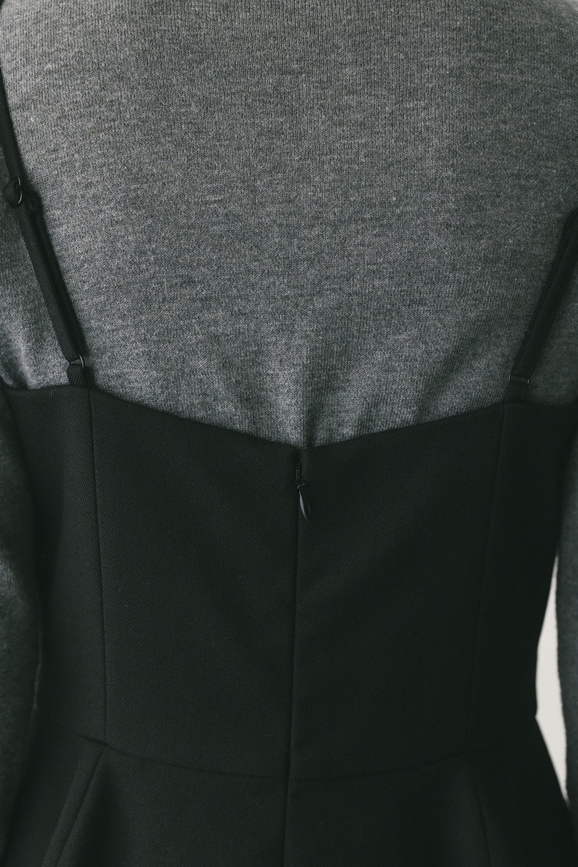 フォルムパターンキャミワンピース 詳細画像 BLK 11