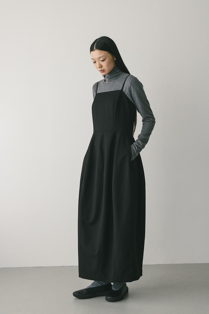 フォルムパターンキャミワンピース 詳細画像 BLK 2