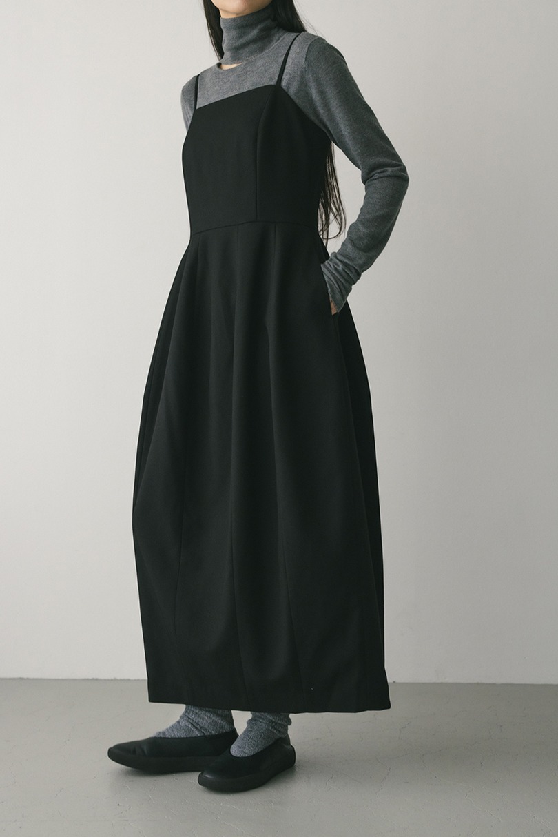 フォルムパターンキャミワンピース 詳細画像 BLK 3