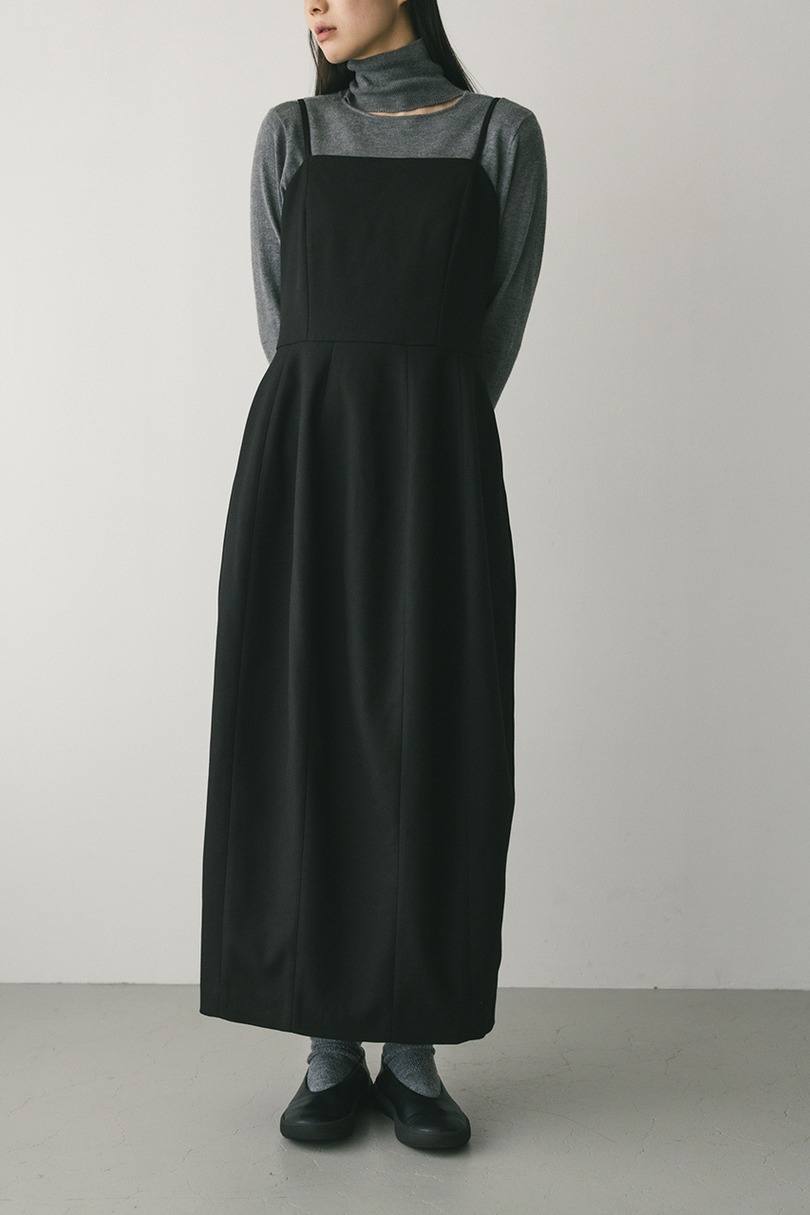 フォルムパターンキャミワンピース 詳細画像 BLK 4