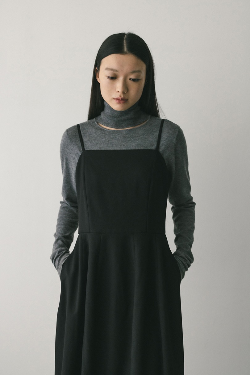 フォルムパターンキャミワンピース 詳細画像 BLK 5