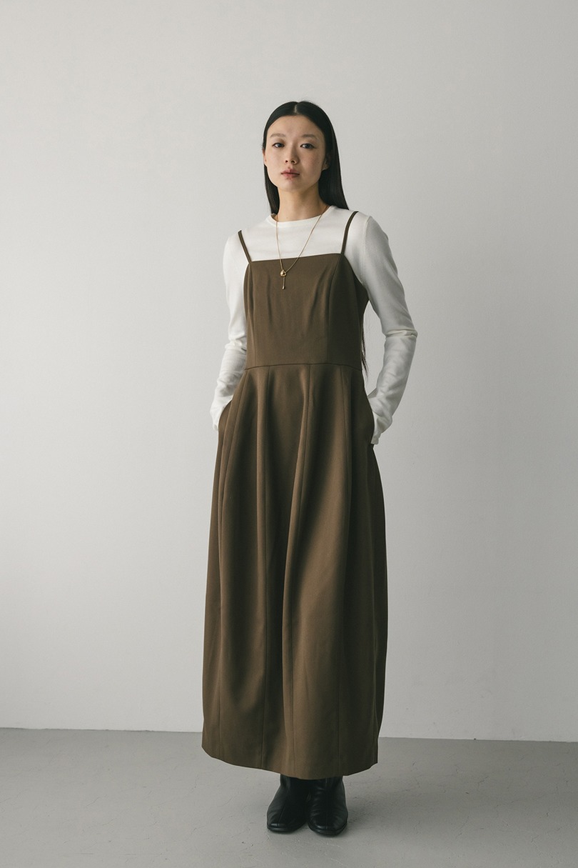 フォルムパターンキャミワンピース 詳細画像 BRN 2