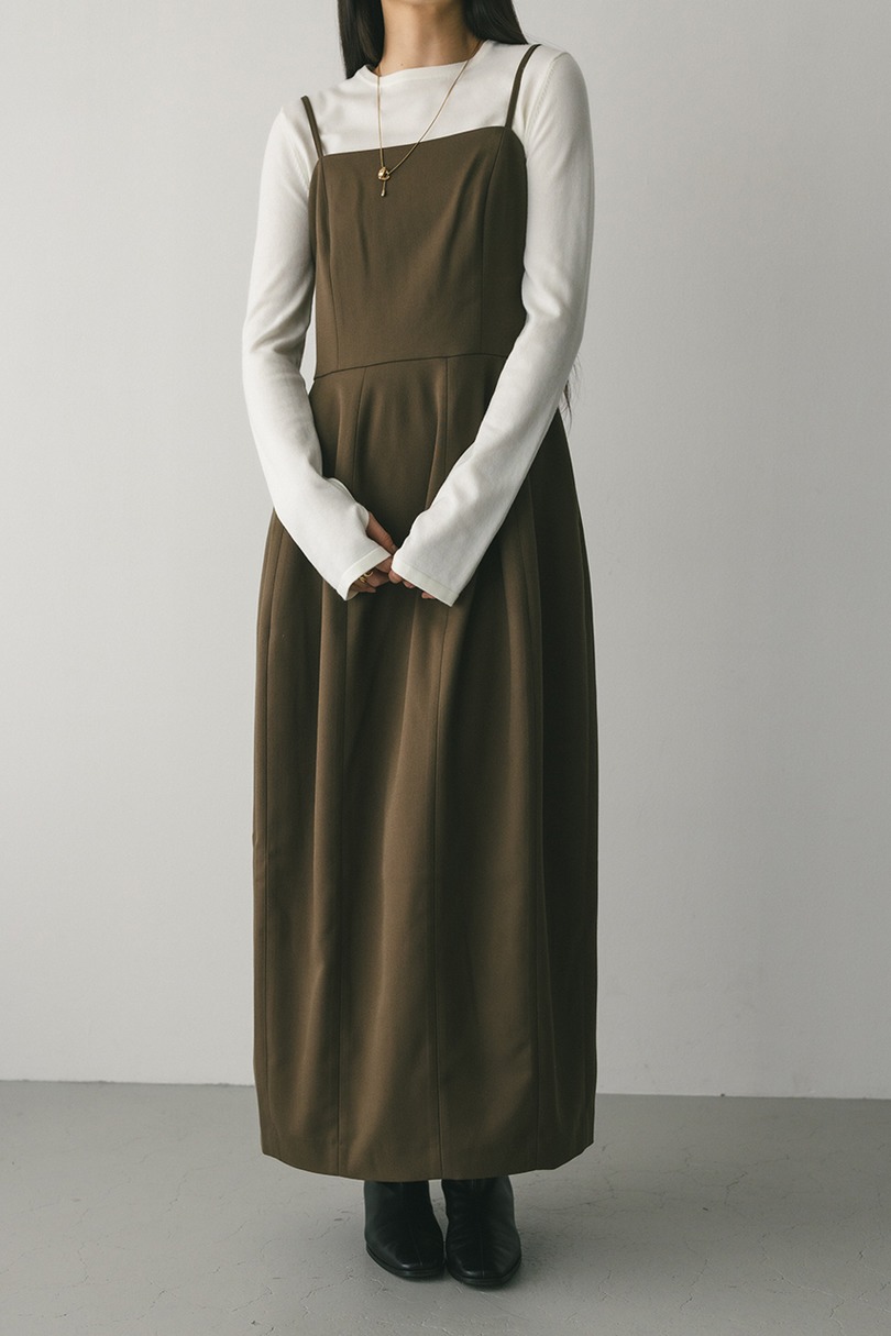 フォルムパターンキャミワンピース 詳細画像 BRN 3