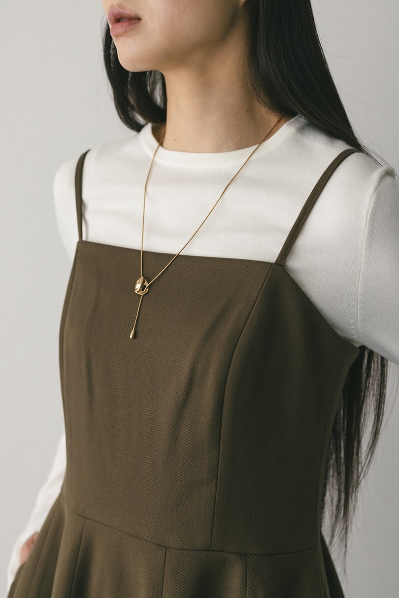 フォルムパターンキャミワンピース 詳細画像 BRN 4