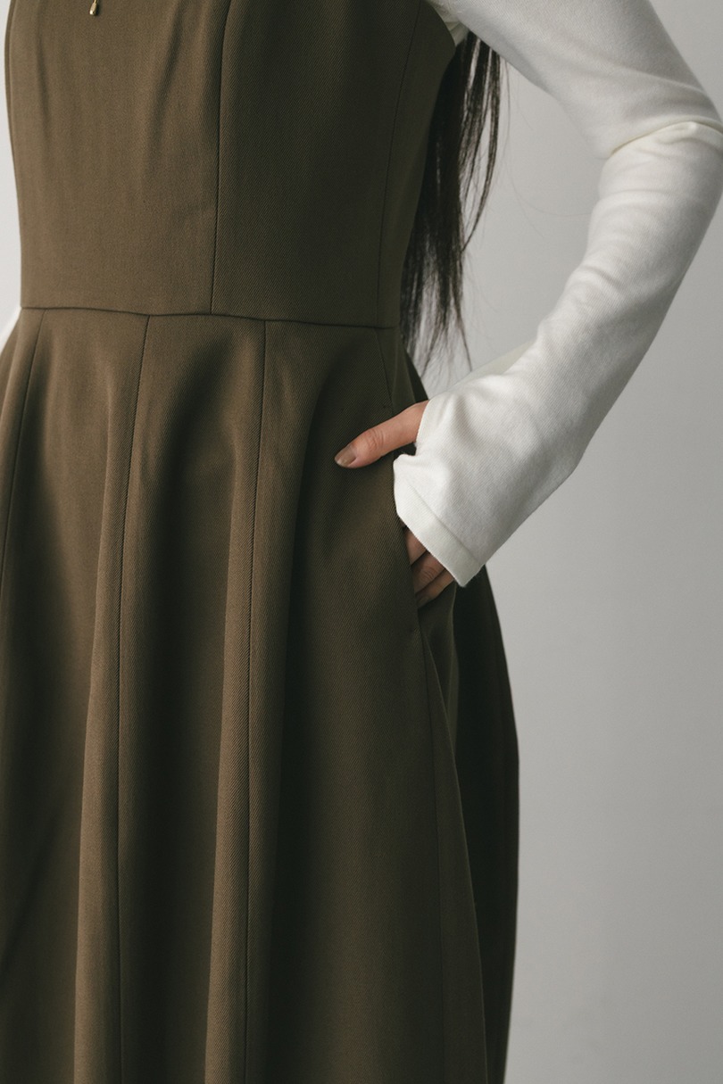 フォルムパターンキャミワンピース 詳細画像 BRN 5