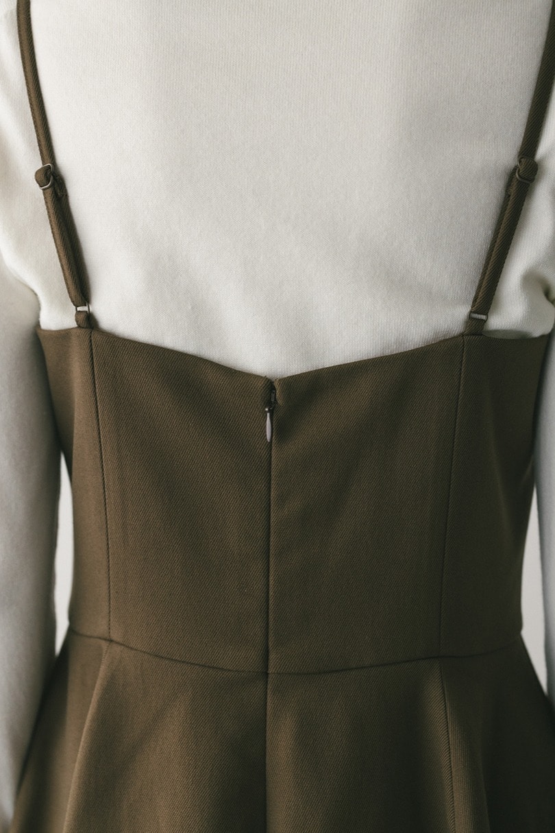 フォルムパターンキャミワンピース 詳細画像 BRN 8