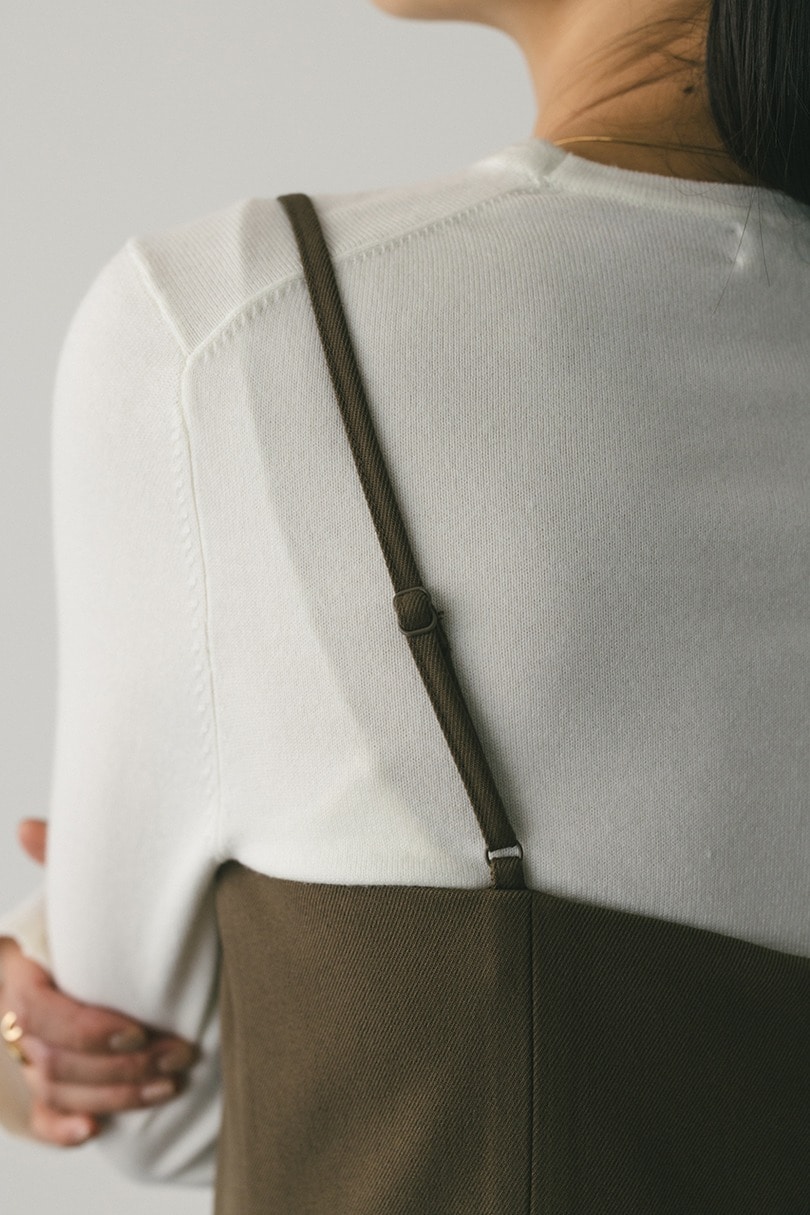 フォルムパターンキャミワンピース 詳細画像 BRN 9