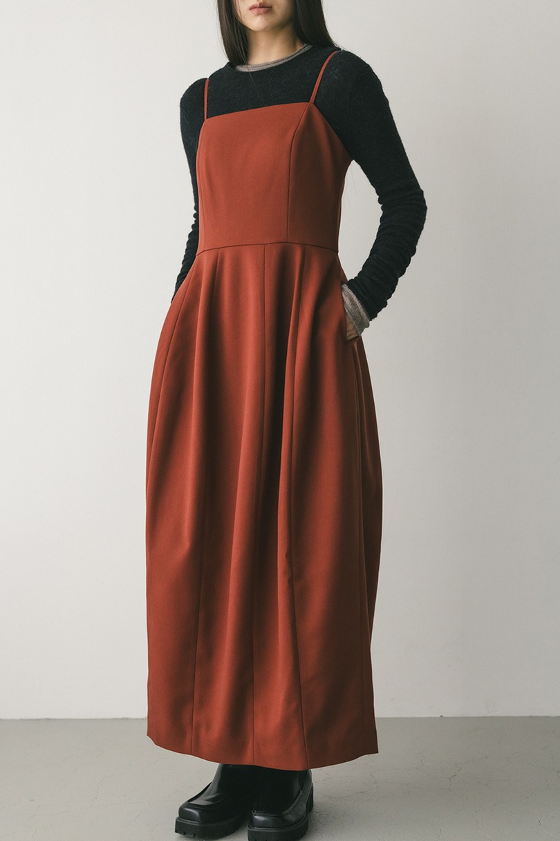 フォルムパターンキャミワンピース 詳細画像 D/ORG 2