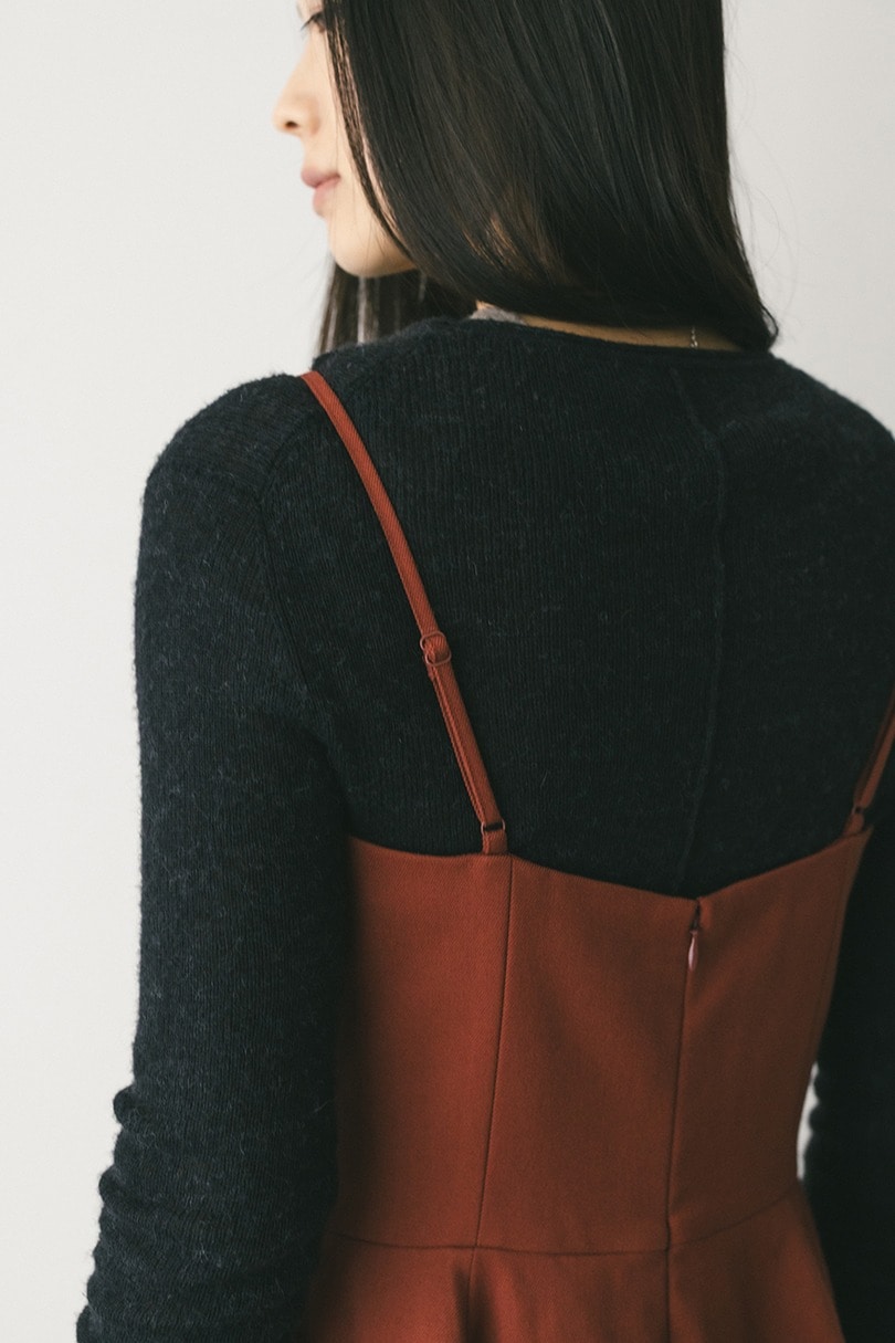 フォルムパターンキャミワンピース 詳細画像 D/ORG 9