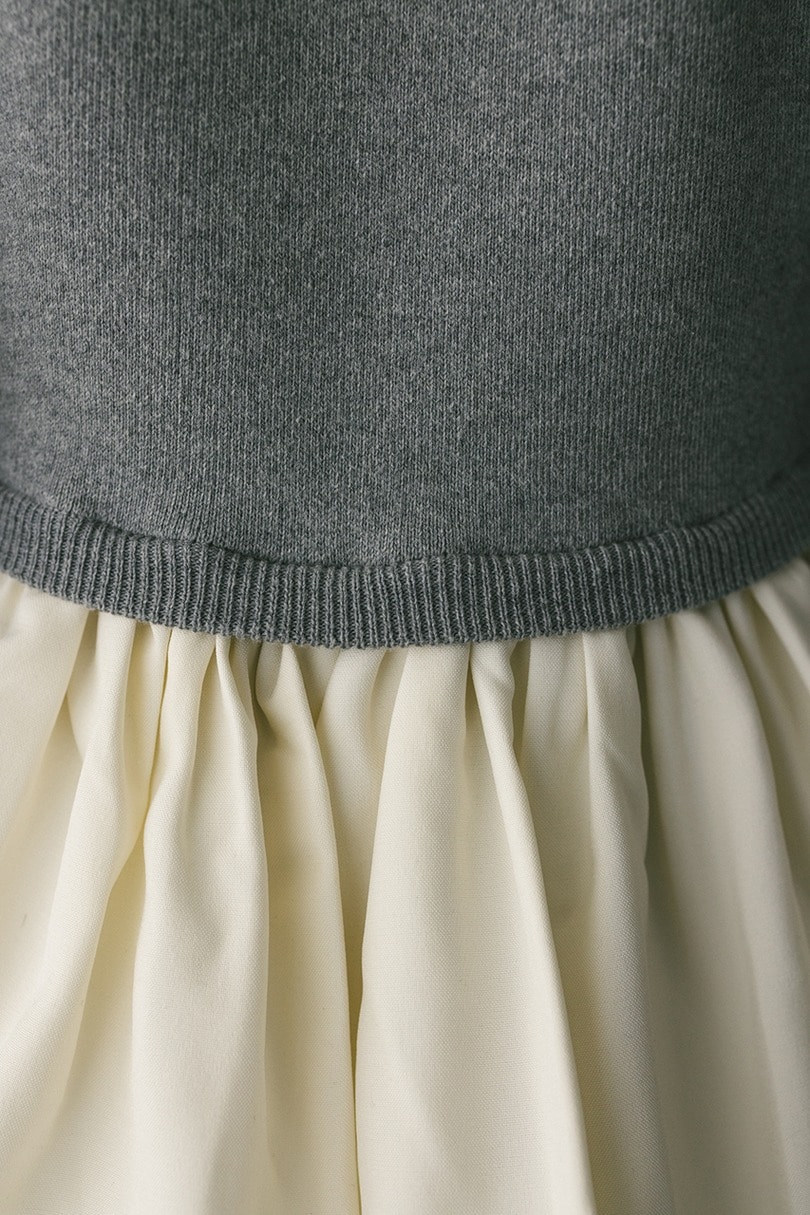 ヘムバルーンニットトップ 詳細画像 GRY 11