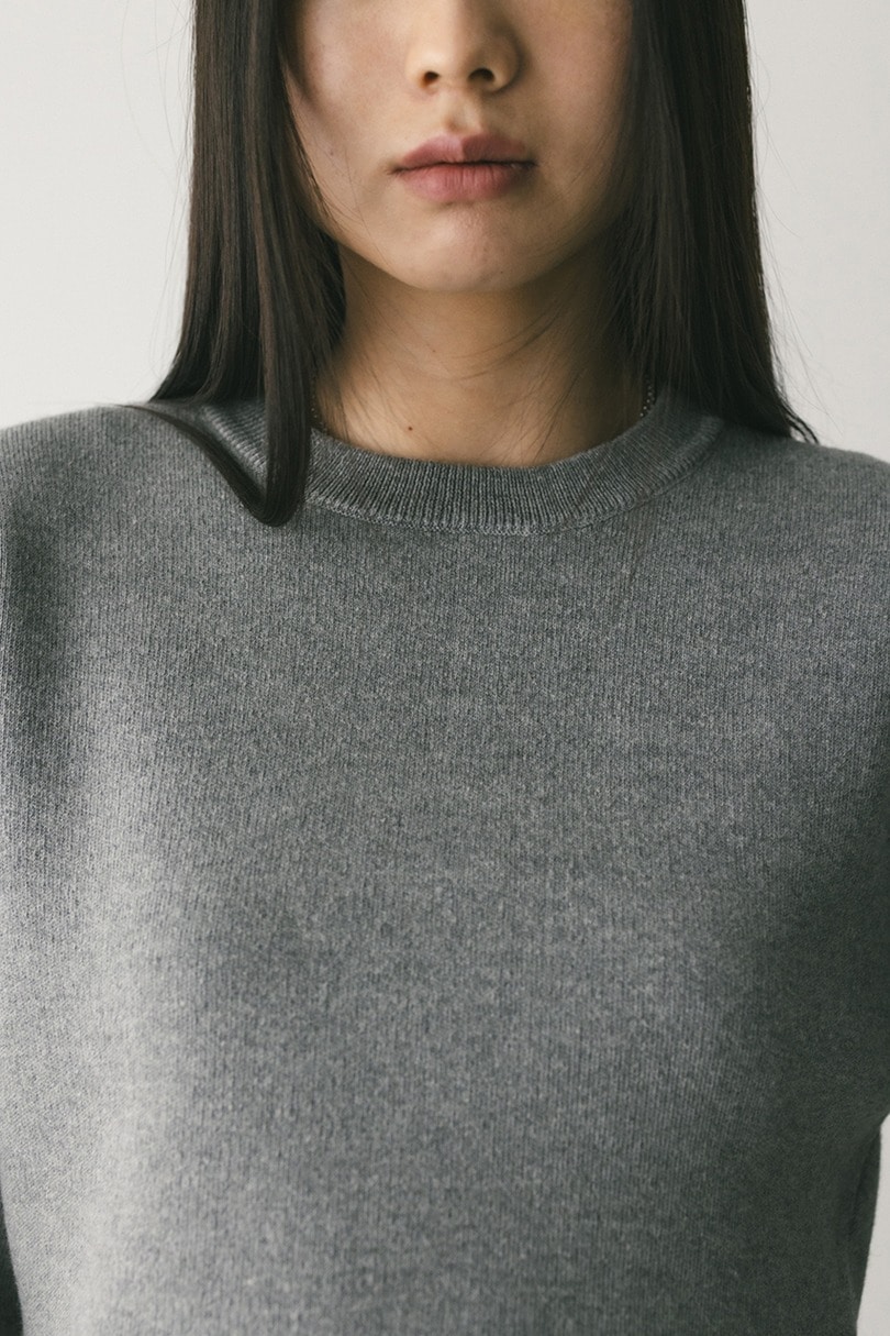 ヘムバルーンニットトップ 詳細画像 GRY 5