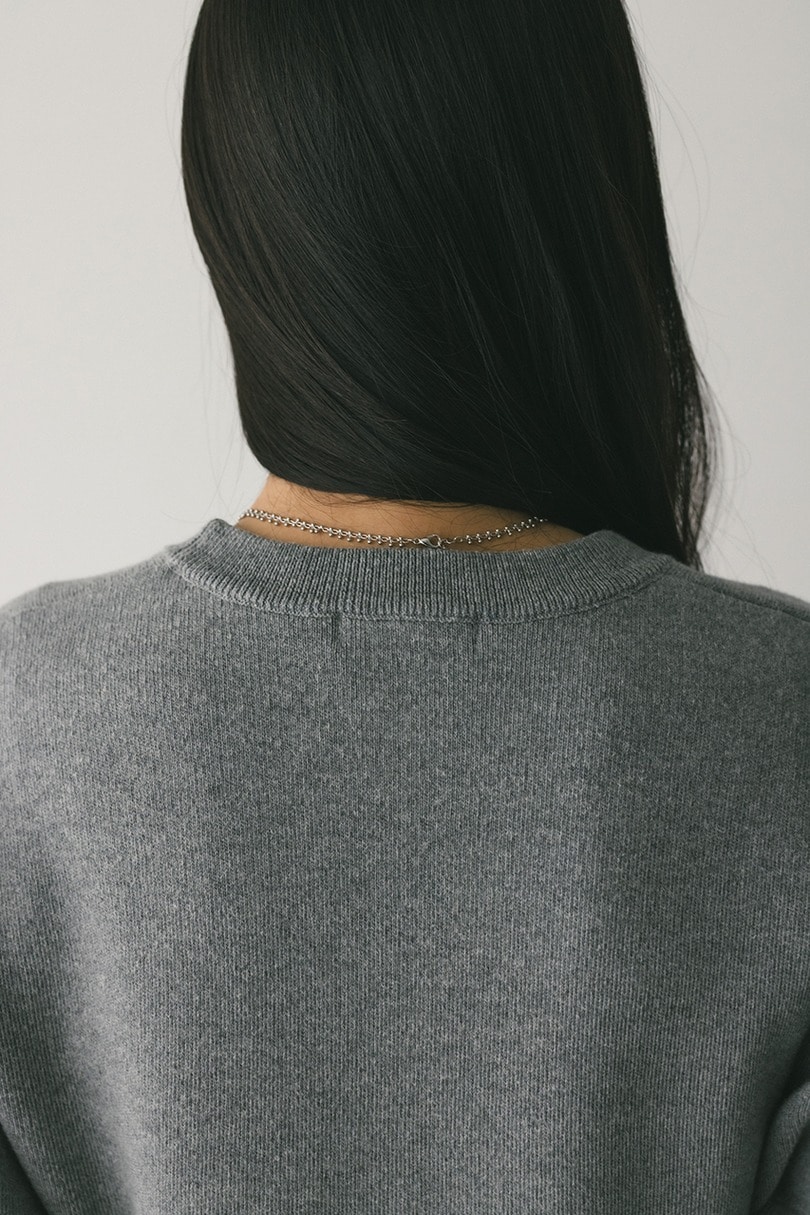 ヘムバルーンニットトップ 詳細画像 GRY 9