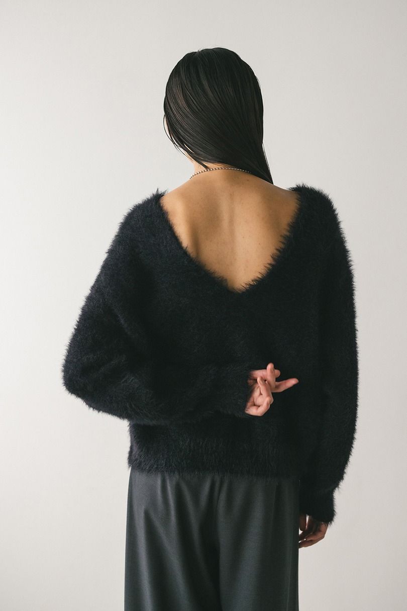 2WAYシャギーニット