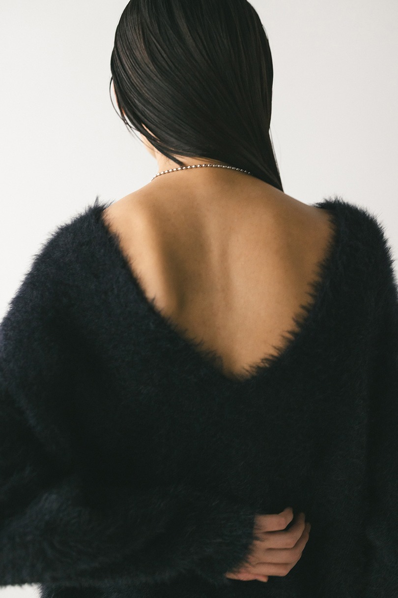 2WAYシャギーニット 詳細画像 BLK 8