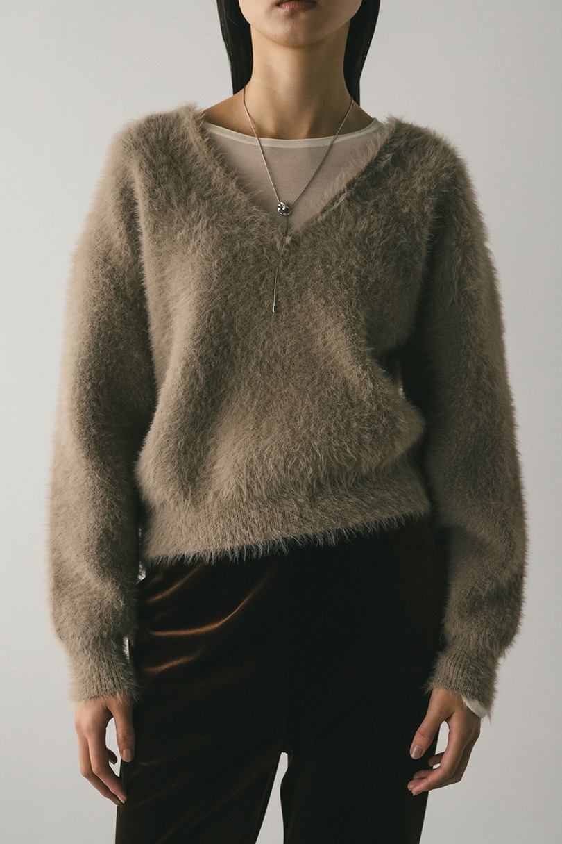 2WAYシャギーニット