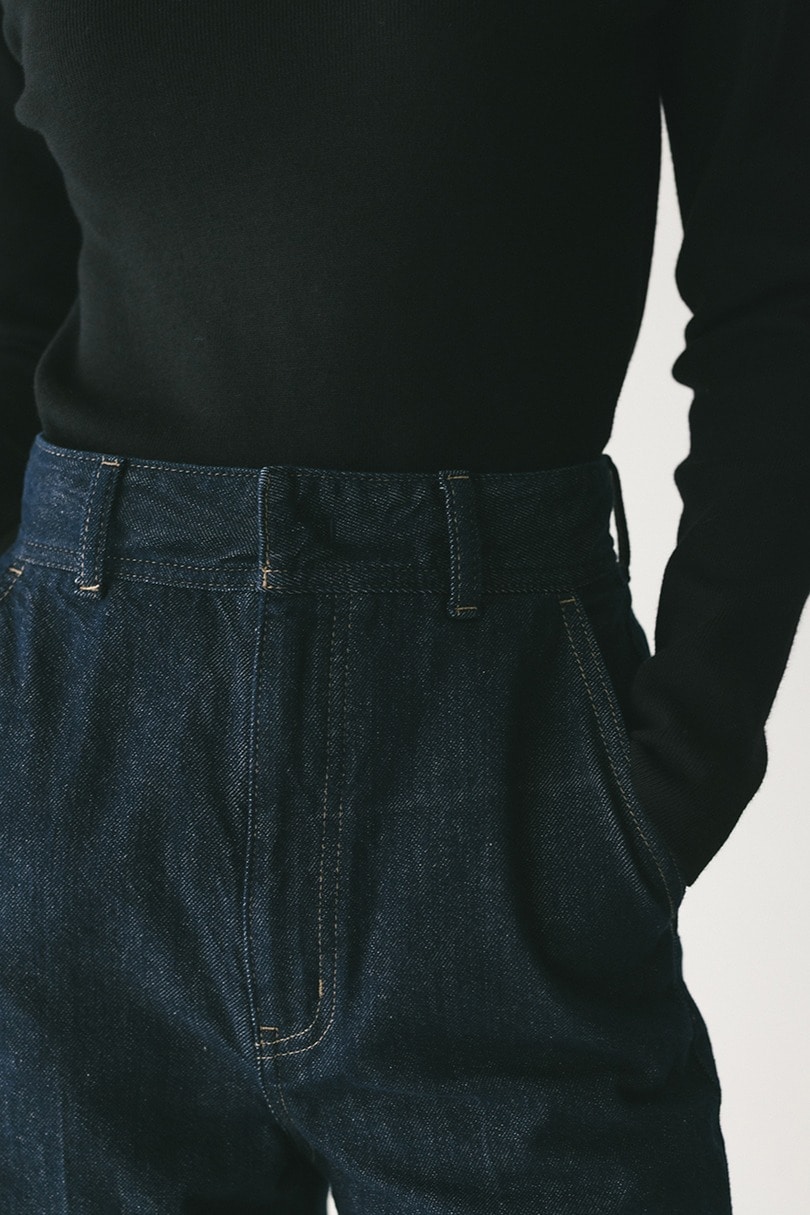 センタープレスストレートデニム 詳細画像 IDG 6