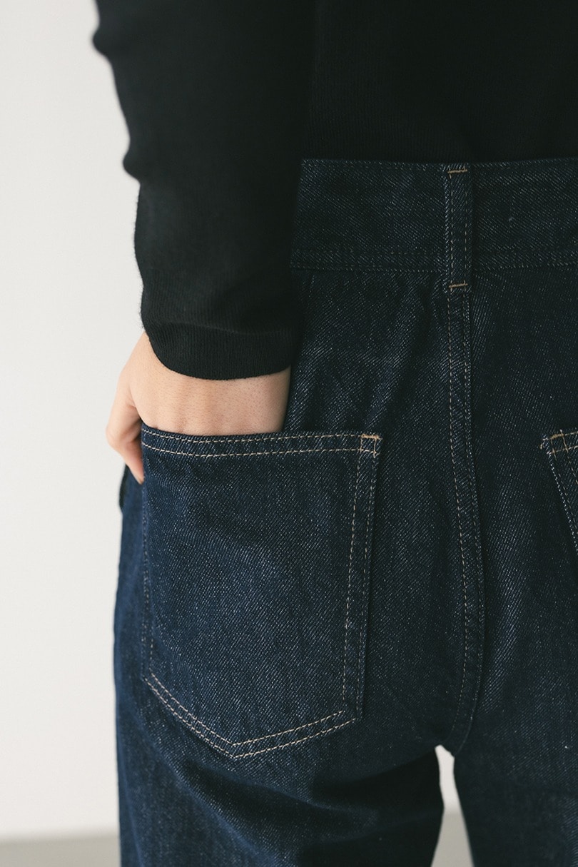 センタープレスストレートデニム 詳細画像 IDG 9