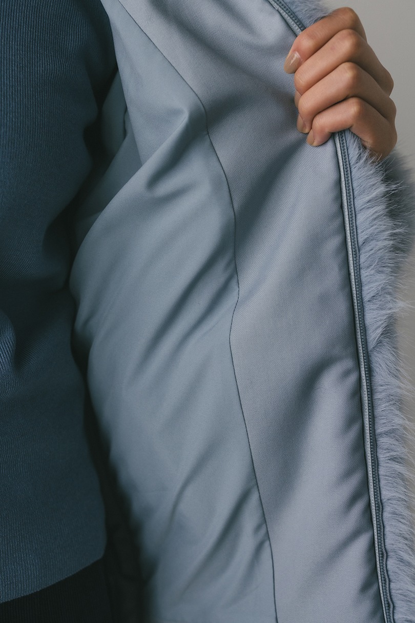 ノーカラーファージャケット 詳細画像 SAX 12